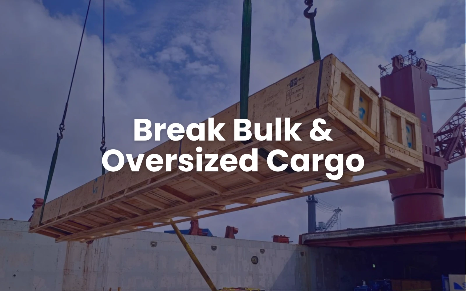 Break Bulk & Oversized Cargo